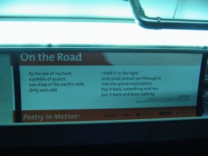 "On the Road," a Bus Poem by Ted Kooser on Line 15