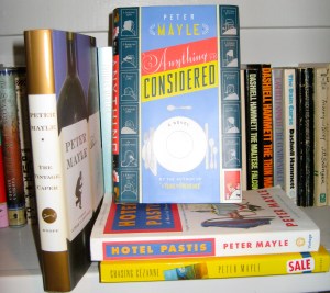 Peter Mayle books.