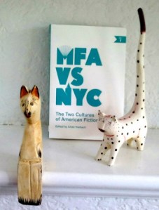 "I'm going to New York City to become a famous writer!" "New York can be really tough on a cat."