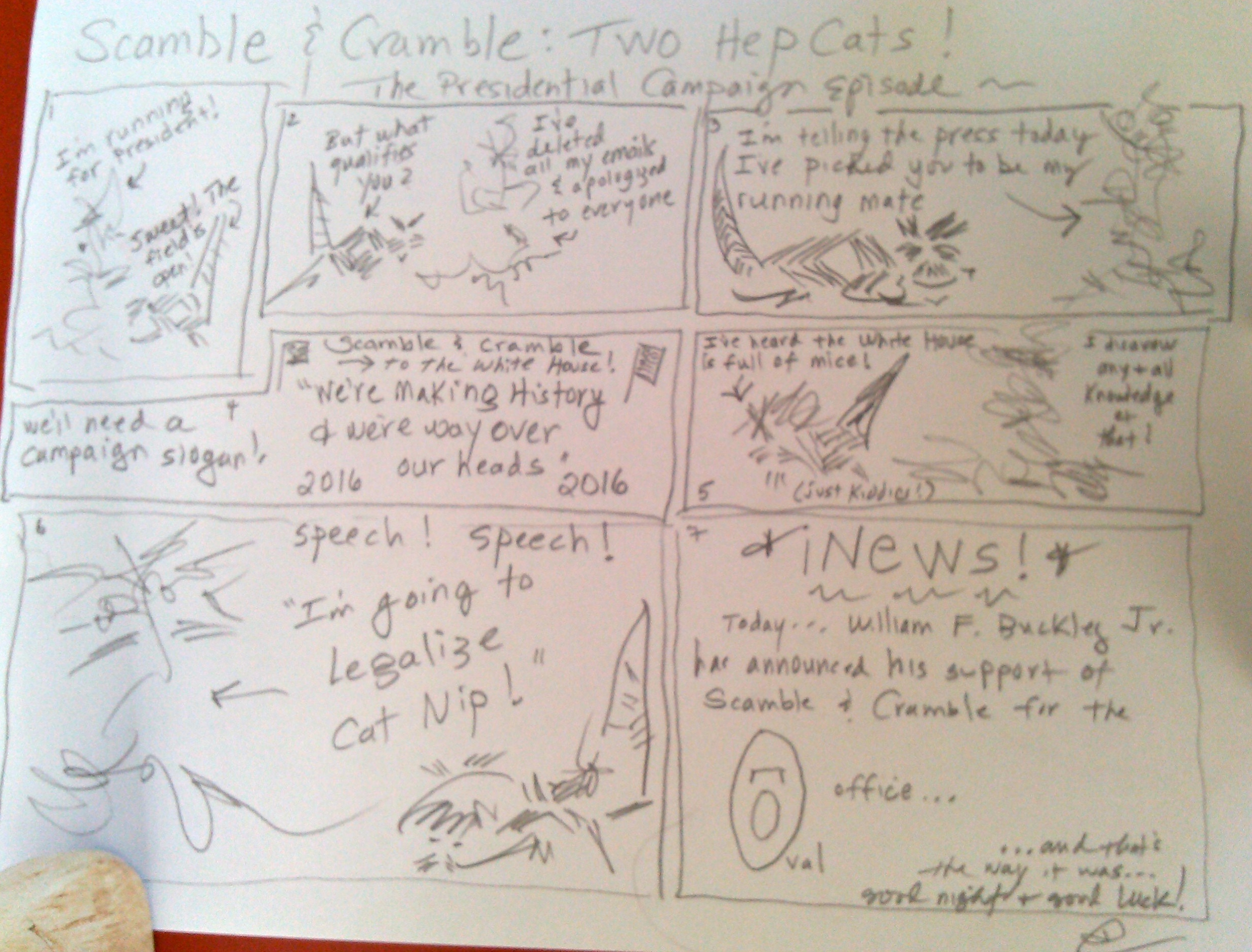 Scamble &amp; Cramble Run for Office 1