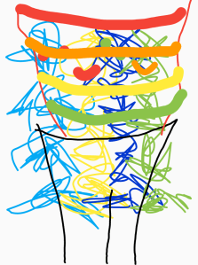 New striped work shirt