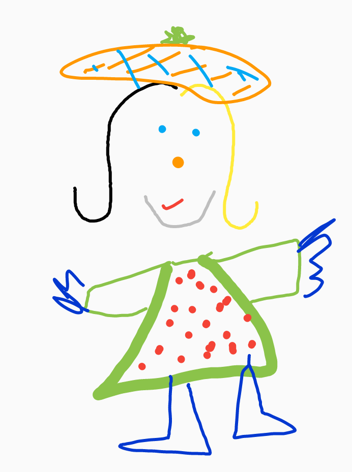 Alma Lolloon cartoon drawing